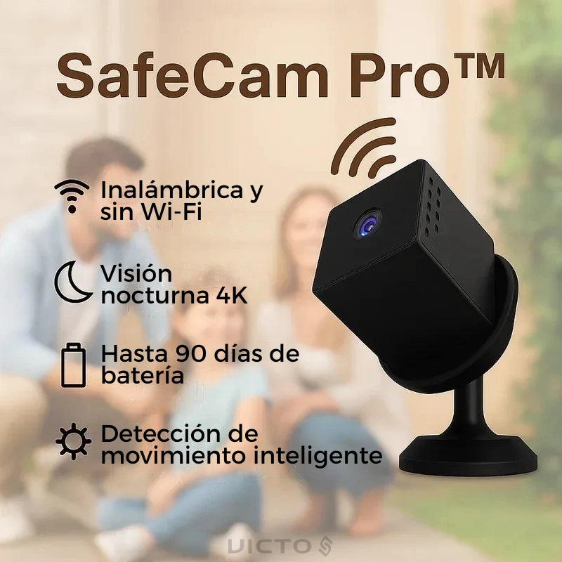 SafeCam Pro™ | Siempre protegido incluso sin internet ni electricidad