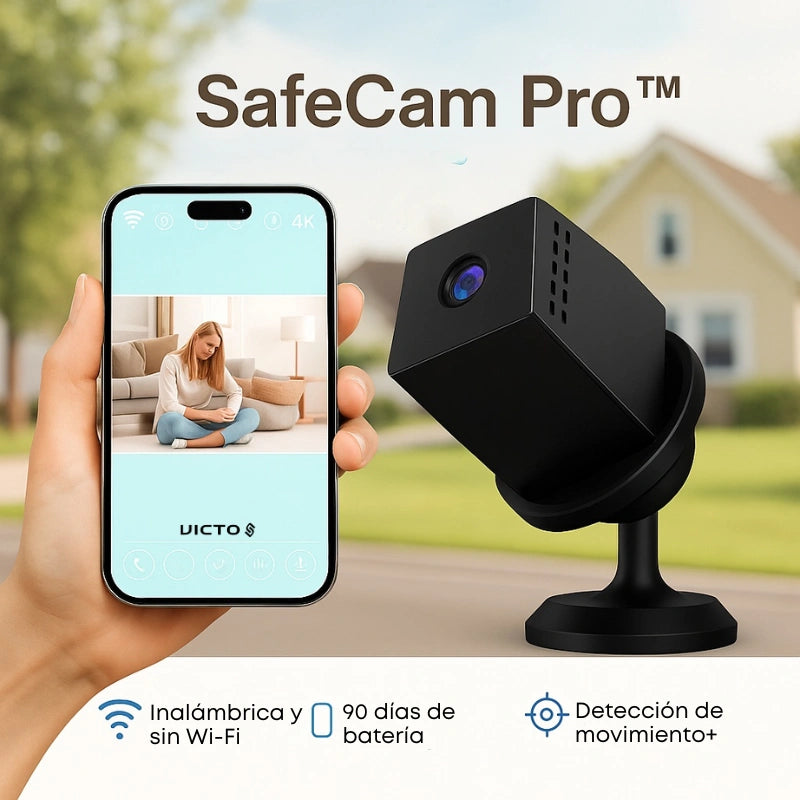 SafeCam Pro™ | Siempre protegido incluso sin internet ni electricidad